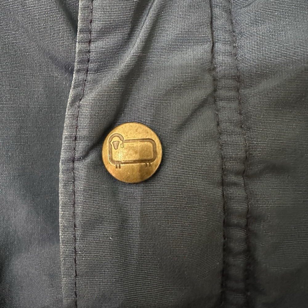 Vintage Woolrich Navy Wool Blend Lined Jacket Women's Size M - Picture 2 of 10